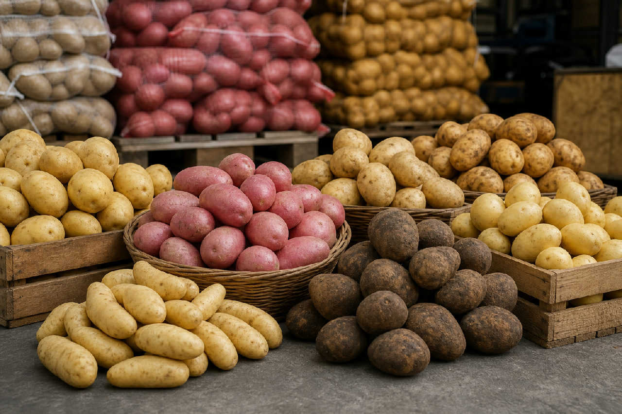 Tipos de batata no atacado: qual escolher para cada uso