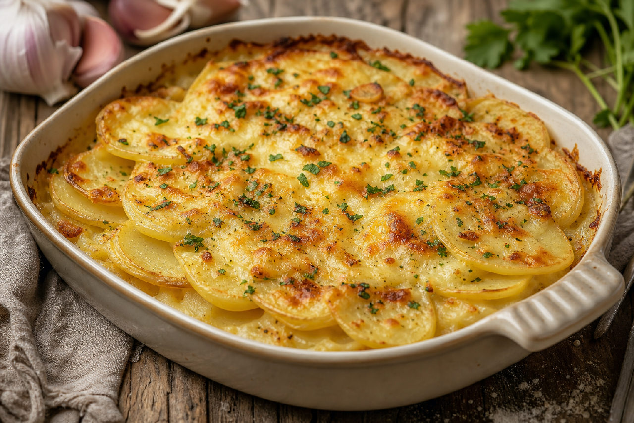 Batata Gratinada com Alho: Receita Passo a Passo Irresistível