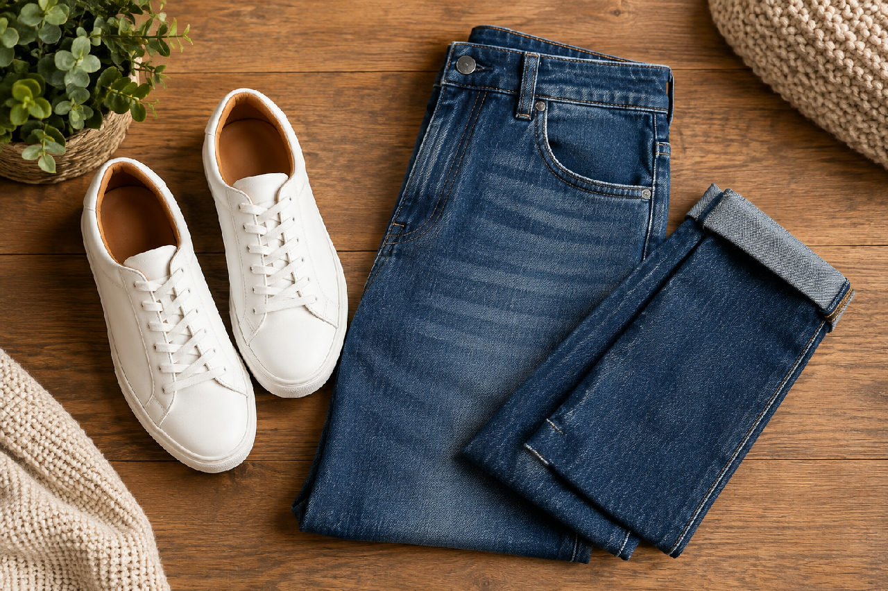 Barra de jeans acompanha o calçado: como acertar o comprimento